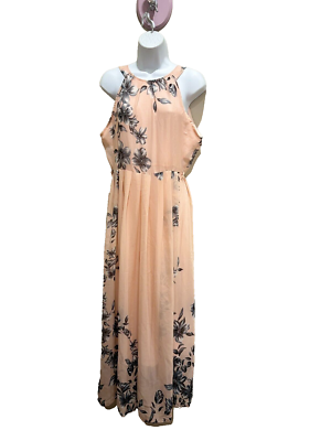 open lace back dress Filomena Floral Dress- Blue Pastel main image 0
