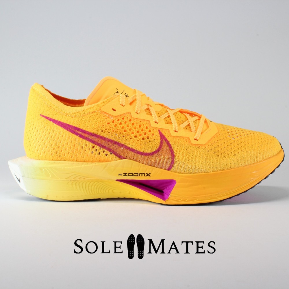 Nike ZoomX Vaporfly Next% 3 Laser Orange Purple Men's Running Shoes Size 10.5 DV4130-800