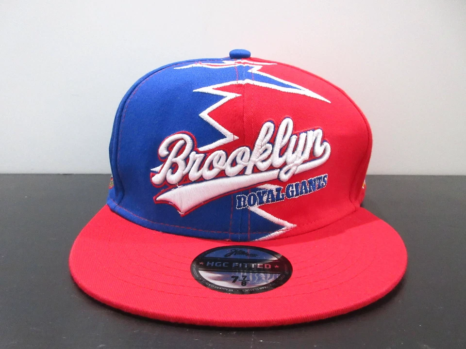 Brooklyn Royal Giants Hat Cap Fitted Mens 7 7/8 Red TOSA Negro League Baseball - Image 2 of 4
