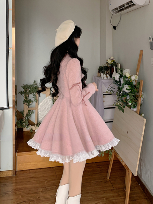 pretty pink dress Pink sweetheart neck tulle lace long prom dress, pink evening dress