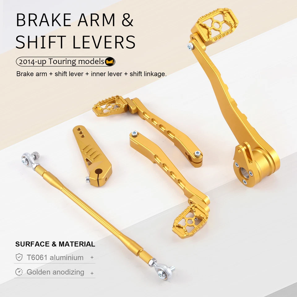 MX Style Floorboards For Harley CVO Road Glide FLTRXSE & King Touring 2014-Up - Imagem 3 de 4