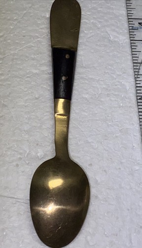 Vintage Siam Miniature Brass Spoon - Picture 4 of 4