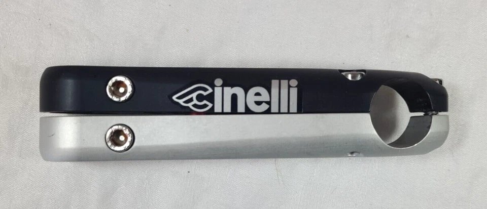 BRAÇADEIRA DE GUIDÃO VINTAGE CINELLI SESAMO HASTE 120mm 1" 26mm /#192 - Imagem 3 de 4