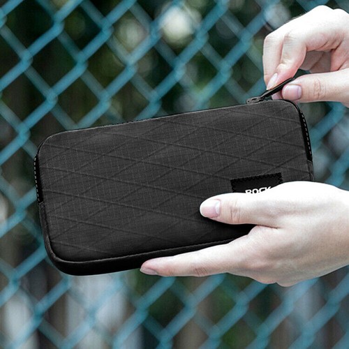 Portable Ride Biking Wallet and Cycling Pouch Bicycle Tools Storage Bag Black - Picture 8 of 12