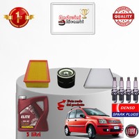 Inspektionskit Filter ÖL Kerzen Fiat Panda II 1.2 8V 44KW 60CV Von 2008->