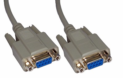 RS232 Seriell Null Modem Kabel DB9 Buchse auf DB9F RS 232 Ideal für Box Flashing
