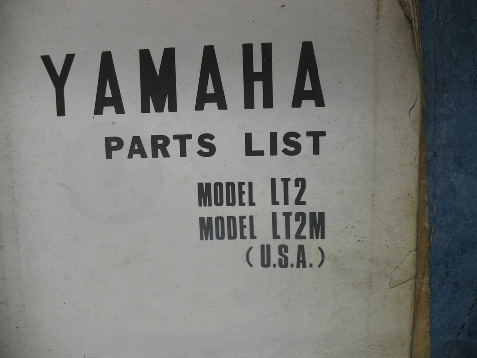 YAMAHA LISTA DE PIEZAS NÚMEROS MANUAL LT2 LT2M Foto 2 de 4