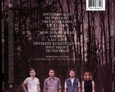 MATRIMONY - MONTIBELLO MEMORIES * NEW CD