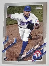 2021 Topps Chrome Update Baseball Card Tyson Miller Rookie #USC32 Texas Rangers