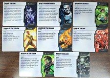 HEROCLIX ONE SHOT CARD SET OS001-OS008 FROM LANTERN LEGACY RELEASE