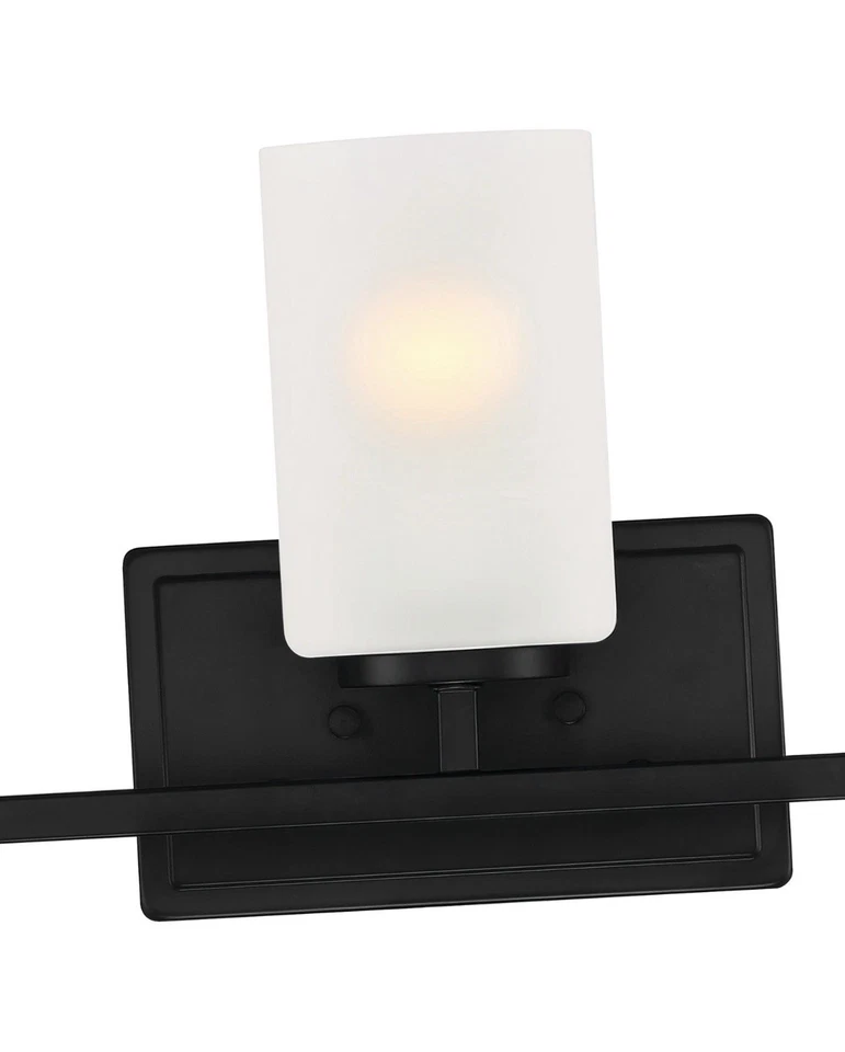 Designers Fountain D239M-3B Carmine 3 灯 21 英寸宽浴室梳妆台 - 黑色 — 第 3/4 张图片