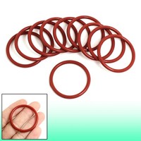 10 StüCk Dichtungsring O-Ring Gummi Dichtung ÖLdichtung 38Mm X 3Mm X 32Mm Rot