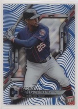 2018 High Tek Pattern 1 Waves/Diagonals Blue Rainbow Foil /150 Byron Buxton 4r2
