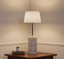 wooden table lamp for bedroom side table lamp with shade