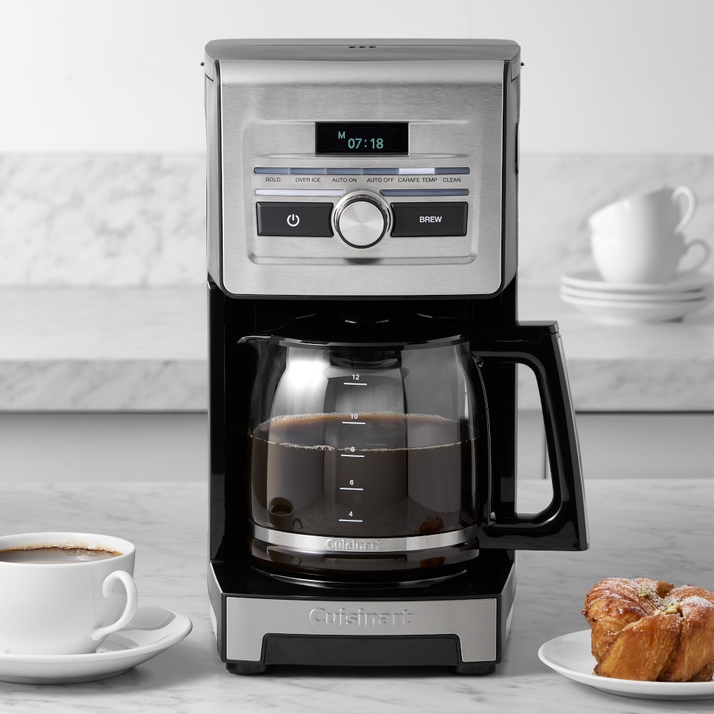 With Glass Carafe, 12-cup
