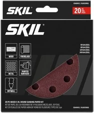 20 Piece Sanding Paper Kit for SKIL Sanders