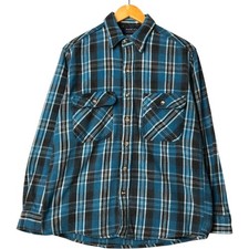 Used NEO Tartan Check Long Sleeve Flannel Check Shirt