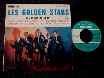 EP LES GOLDEN STARS DE JOHNNY HALLYDAY MAR'C MADISON