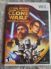Star Wars the Clone Wars Republic Heroes - Nintendo Wii. CIB