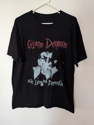 Gitane Demone With Love and Dementia Black T Shirt Missing Size Tag