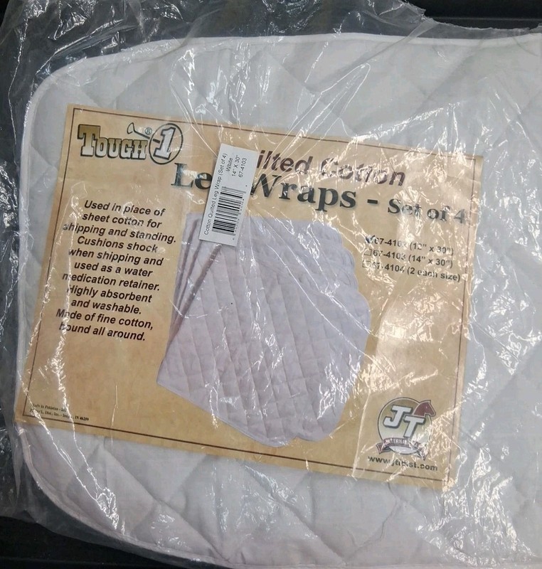 Tough 1 Quilted Leg Wraps 4 Pack