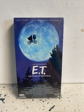 E.T. The Extra Terrestrial VHS Sealed Green Flap MCA Watermark 1982 Spielberg