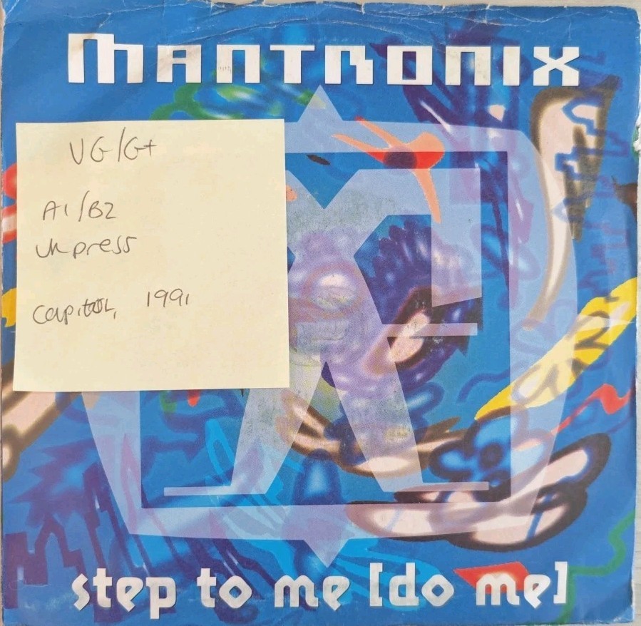 Mantronix Step To Me Vinyl Record VG/G+ CL613 1991