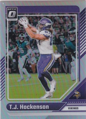 2024 Panini Donruss Optic - T.J. Hockenson #131 Holo Prizm