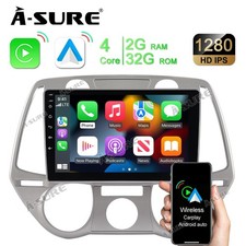 9" Android 14 Apple CarPlay Autoradio GPS Navi WIFI Für Hyundai i20 PB 2008-2011