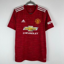 Manchester United 2020/2021 Adidas Home Football Shirt Soccer Jersey Men Size M