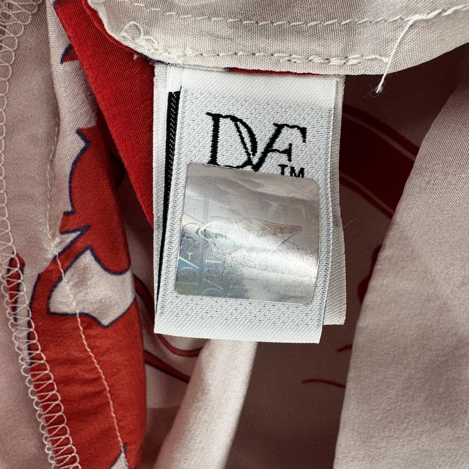 Blusa Camisa Diane von Furstenberg Kenta Top Mujer Mediana Seda Floral Rayas Foto 4 de 4