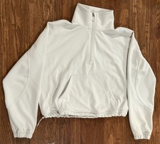 Lululemon Womens Oversized Sweatshirt Long Sleeve Pockets Size 8.  0173