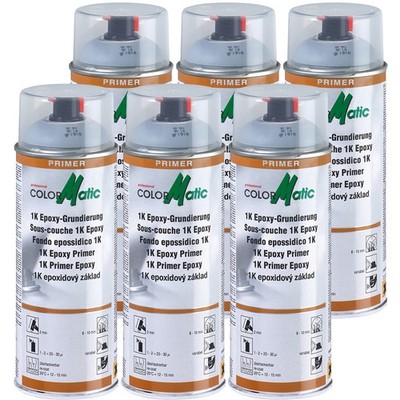 Colormatic 1K Epoxy-Grundierung Professional 6x 400ml Primer Korrosionsschutz