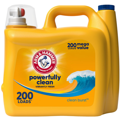 #ad ARM amp; HAMMER Liquid Laundry Detergent Soap Clean Burst 200 fl oz 200 Loads $22.59