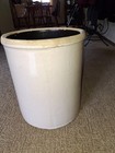 Robinson Ransbottom 10 gallon blue crown crockery stoneware planter Janesville w — photo 3