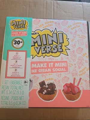 MGA's Mini Verse Make It Mini Ice Cream Social Set New In Packaging Condition