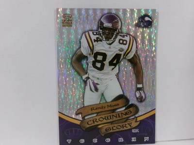 2002 Pacific Crown Royale Crowning Glory Randy Moss #16 HOF