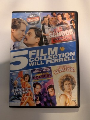 5 Film Collection: Will Ferrell Old school. Roxbury. (DVD, 2015, 5-Disc Set)