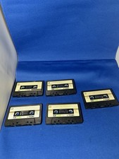 Lot of 5 TDK SA 90 High Bias Type II Cassettes  Recorded Once  Vintage Analog