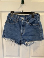 Levi's 501 Original Fit High-Rise Women's Jean Shorts Size 27