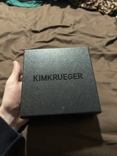 Kim Krueger fuzzy studded belt