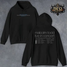 Malcolm Todd The Wholesome Rockstar 2025 Tour Double Sided Hoodie
