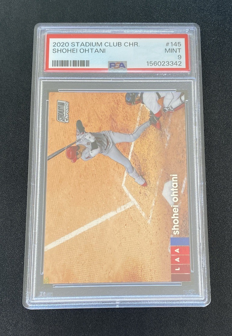 Topps 2020 Stadium Club Chrome Shohei Ohtani Angels #145 PSA 9 Mint Dodgers