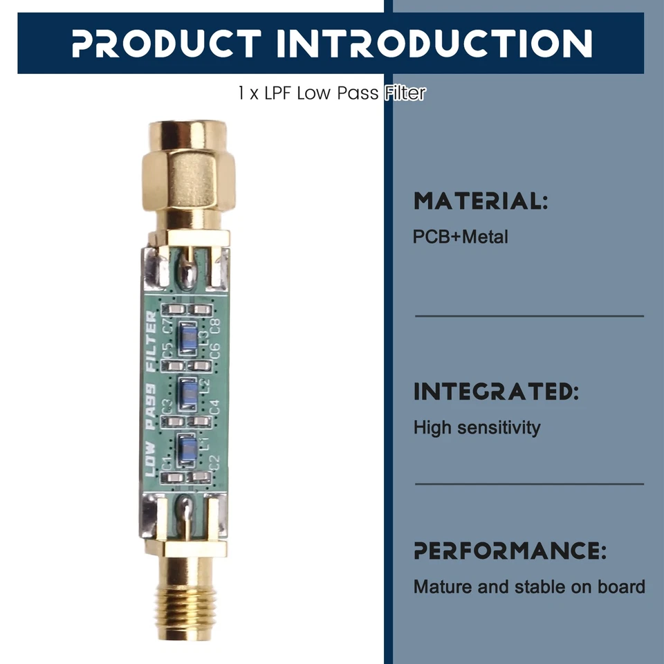1Pcs FM LPF Low Pass  Low-Pass  Only for Receive FM Signals N9H69876 - Image 3 of 4