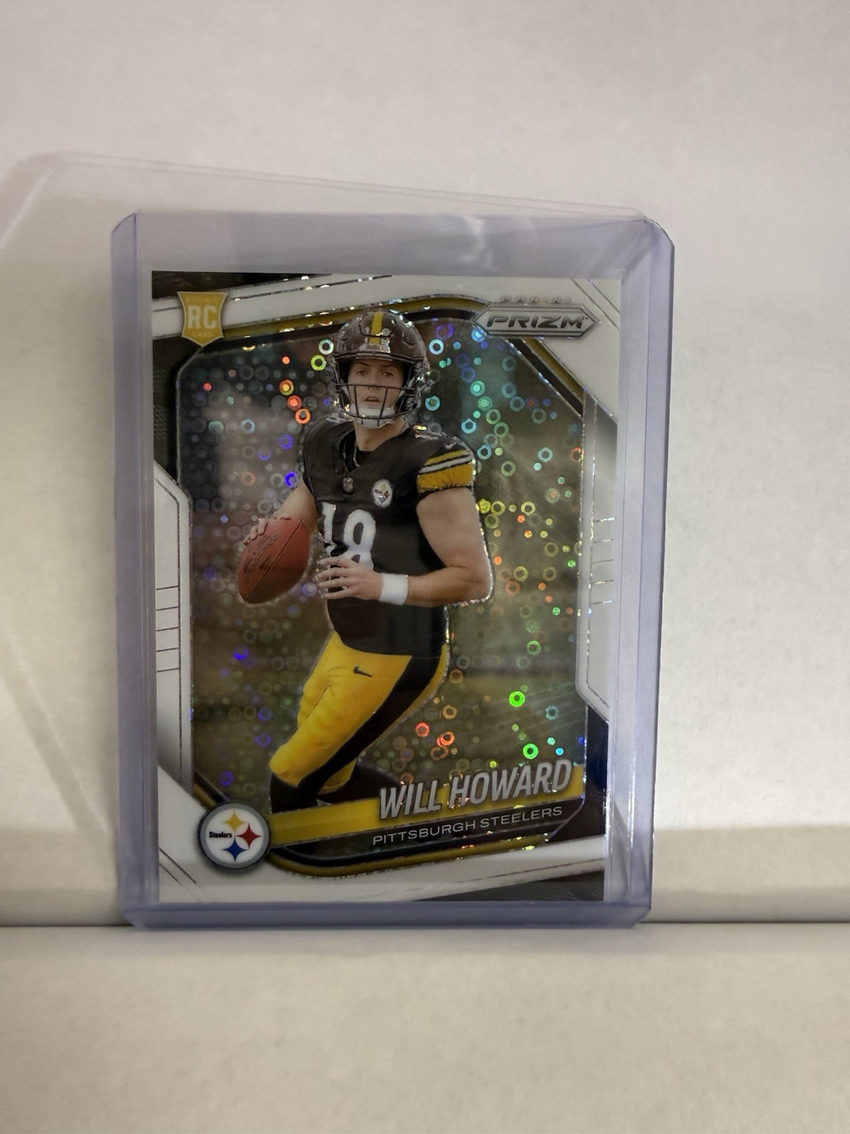 2025 Panini Prizm - Rookies Will Howard #367 White Disco Prizm (RC)