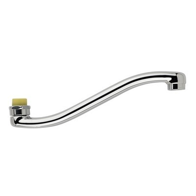 CANNA PER LAVELLO OVALE MODELLO S COMPLETA cm 20 Ricambi Rubinetteria