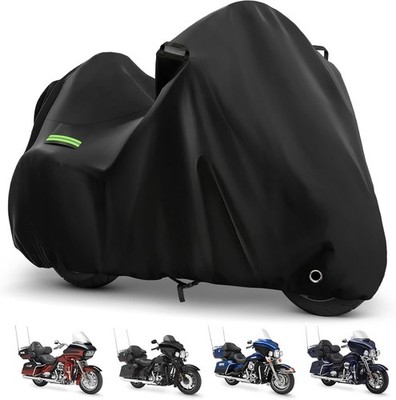 Waterproof Motorcycle Cover for Touring Road Glide/Ultra Limited, UV & Rain Prot