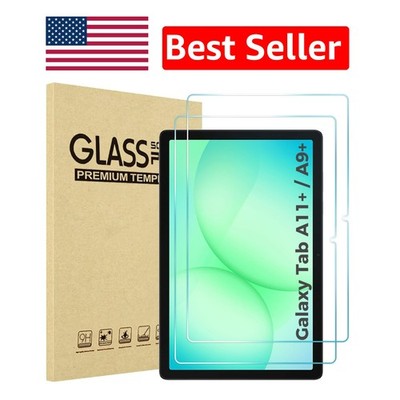 HD 9H Screen Protector 2 Pack for Galaxy Tab A11/A9 Plus 11'' - Scratch Resistant