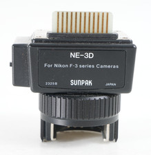 - SUNPAK NE-3D MODULE FOR NIKON F3 CAMERA AND SUNPAK DX FLASHES