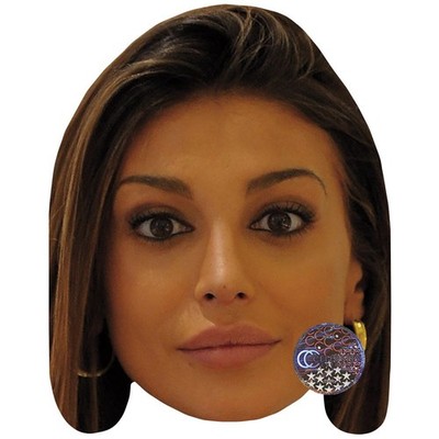 Cristina Buccino Celebrity Mask, Flat Card Face, Fancy Dress Mask